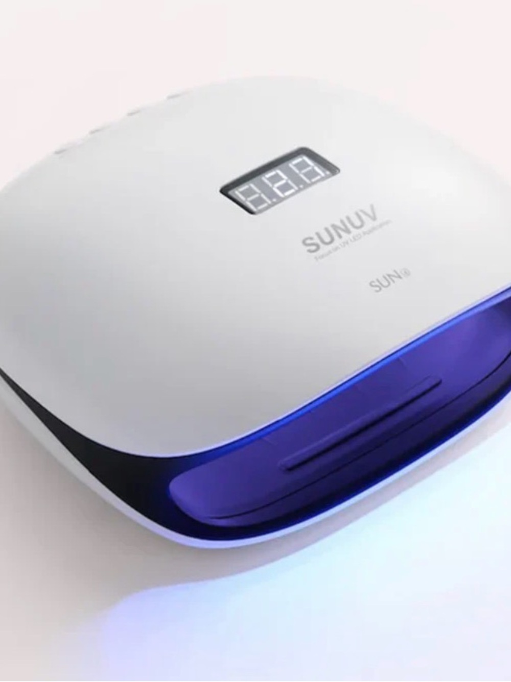 SUNUV White & Purple LED UV Nail Lamp - Professional Gel Dryer